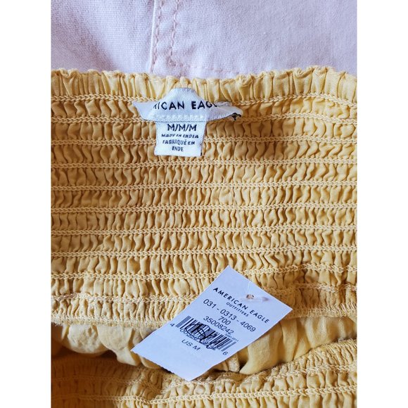 American Eagle Yellow Eyelet Skirt - Picture 5 of 6